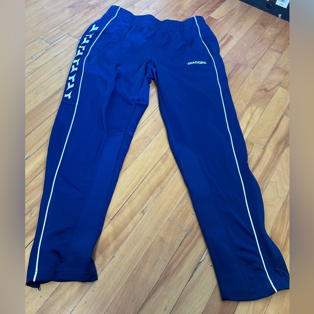 Diadora Blue Athletic Pants